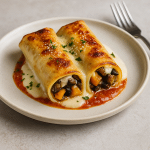 Cannellonis forestiers aux saveurs d'automne